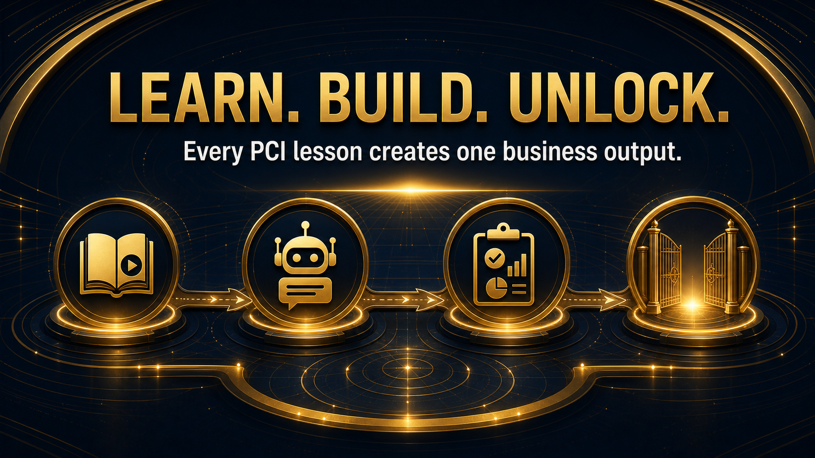 Learn, Build, Unlock