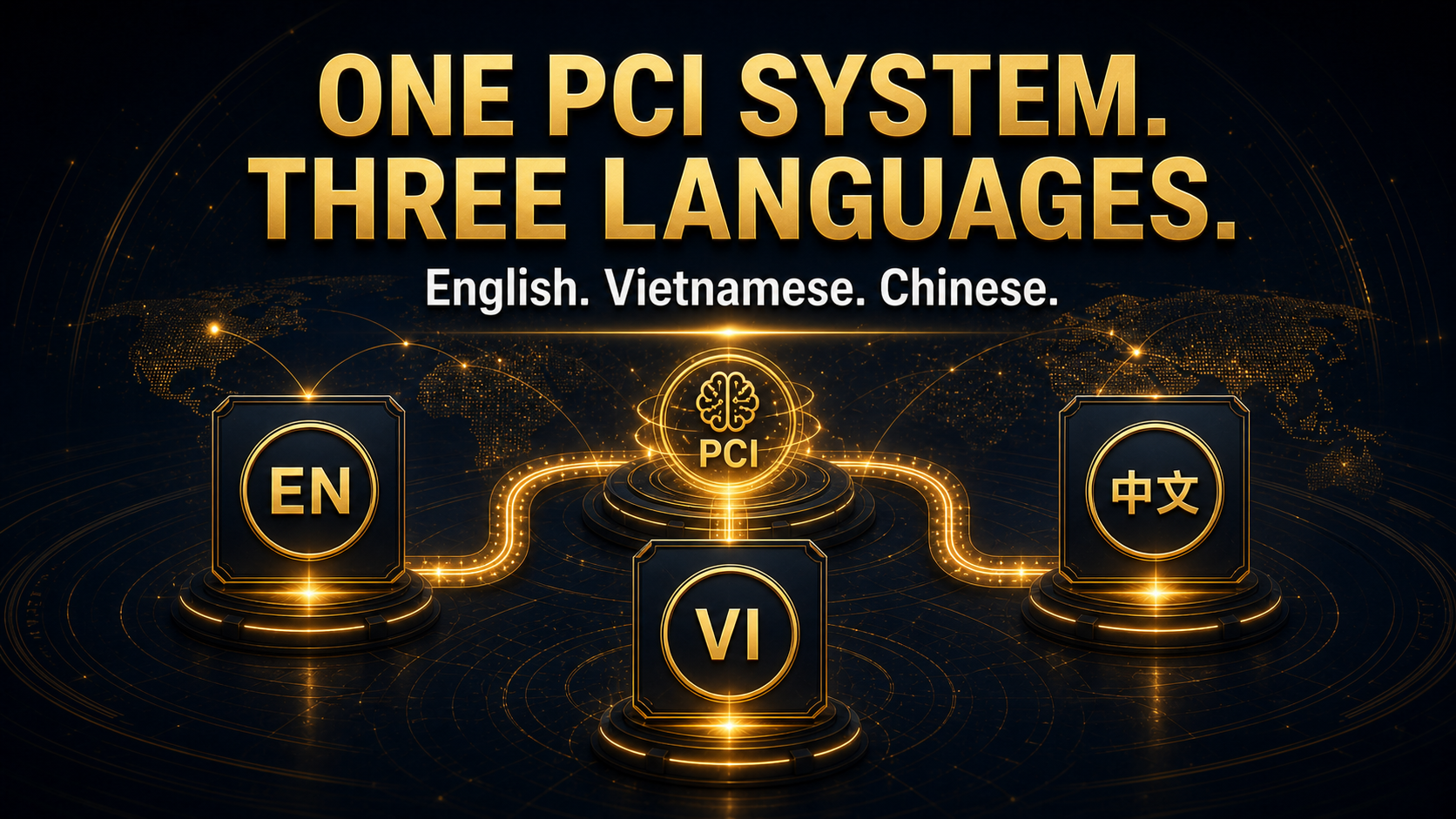 Trilingual platform
